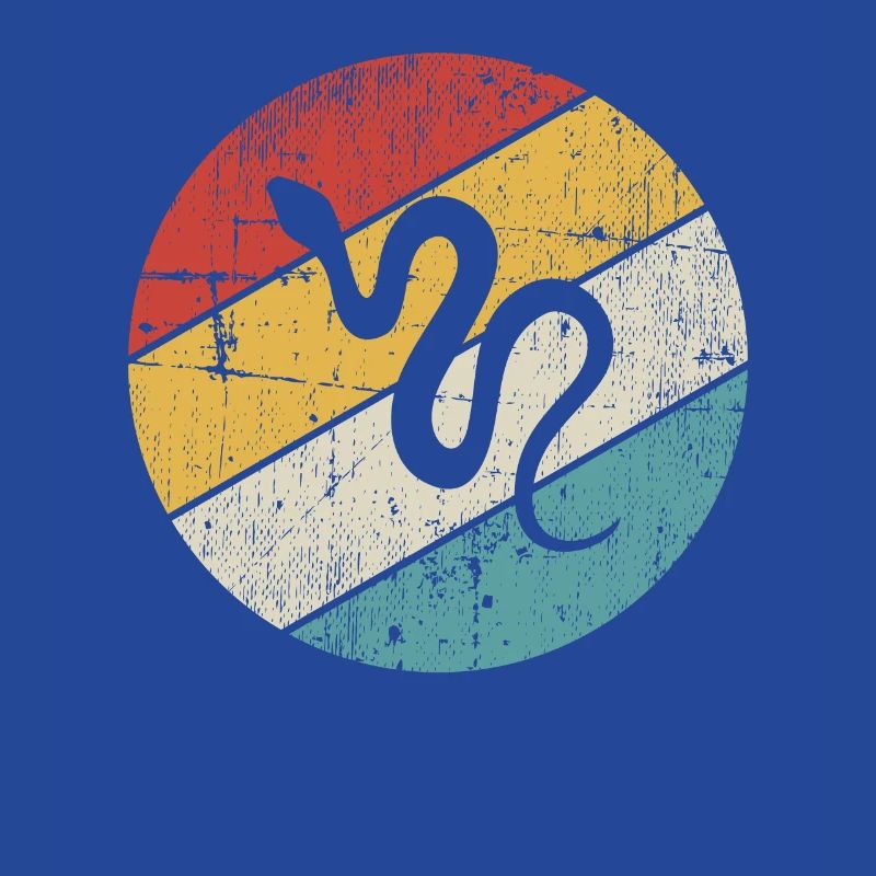 Snake Retro Reptile Python Idée cadeau