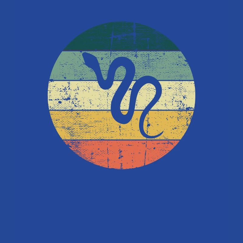 Snake Retro Reptile Python Idée cadeau