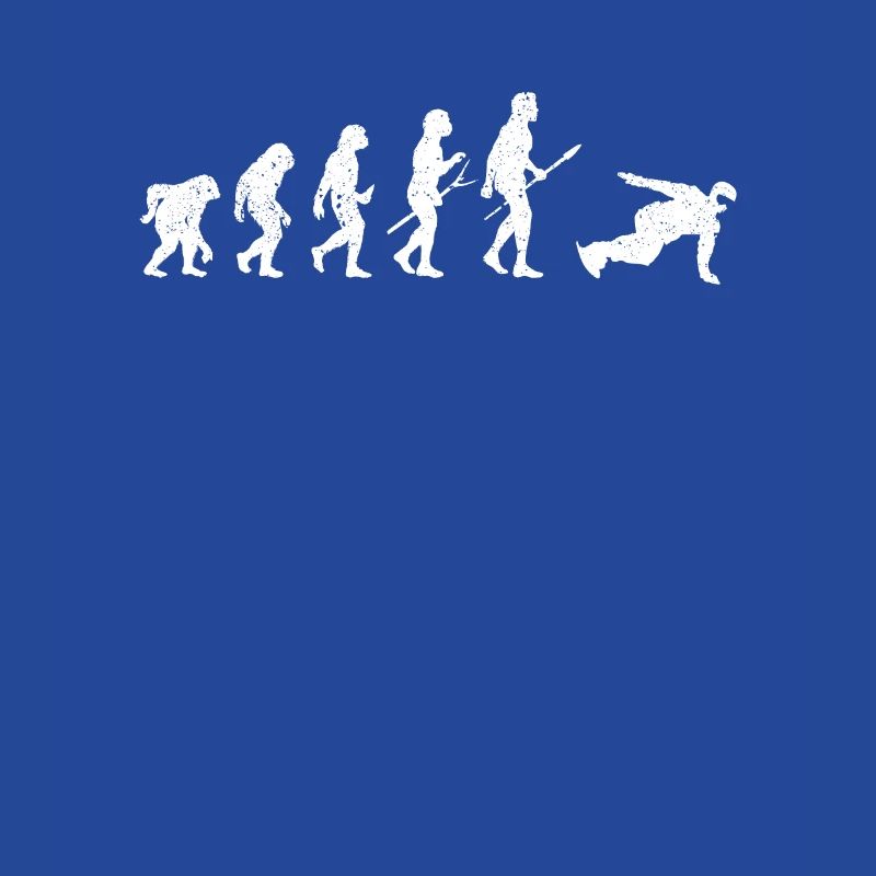 Snowboard Evolution de Man Funny Snowboard