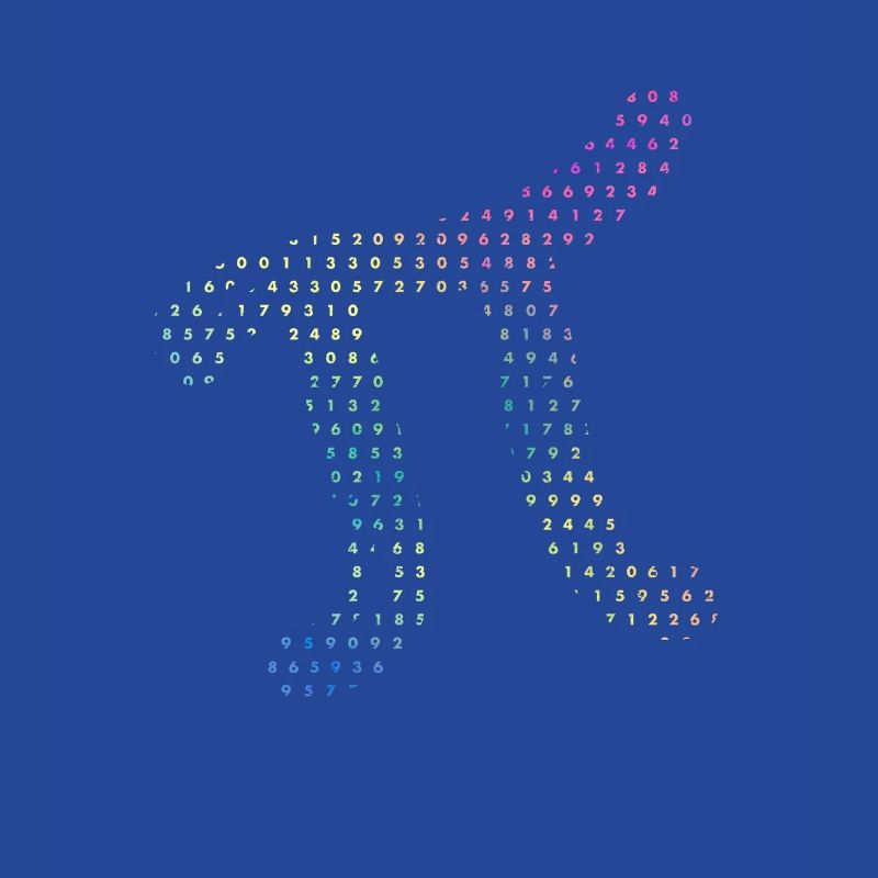 Chiffres de Pi dans les numéros de code source Pi Jour 3.14159