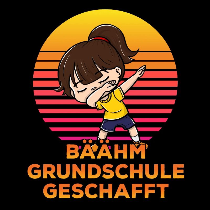 Bäähm Grundschule Geschafft Funny Dabbing Student