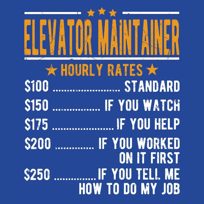 Elevator holder Hourly wage