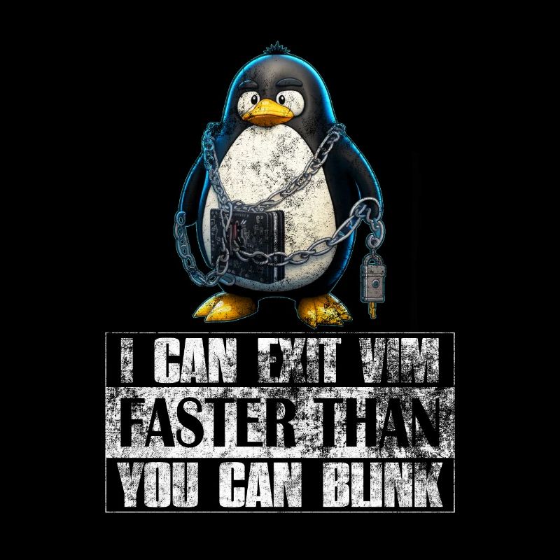 I Can Exit VIM Faster Than You Can Blink Linux