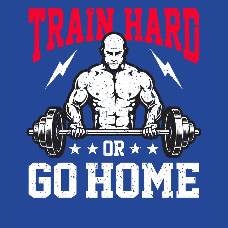 Trainiere hart oder geh nach Hause