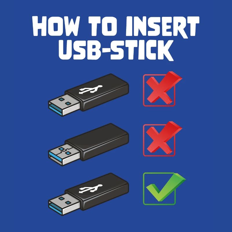 How To Insert USB Stick Funny Programmer Meme