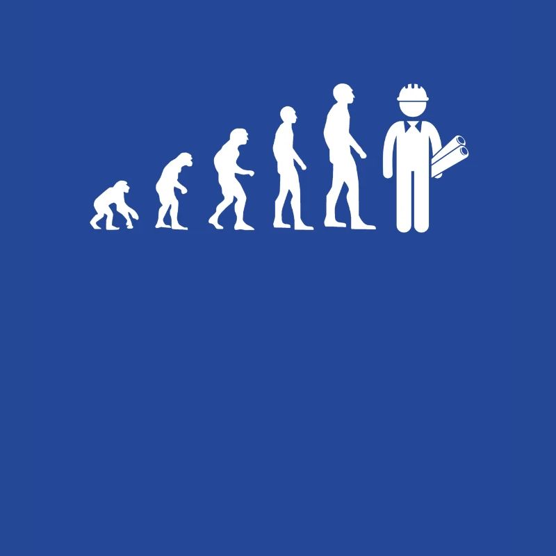 evolution architect man humor gift idea