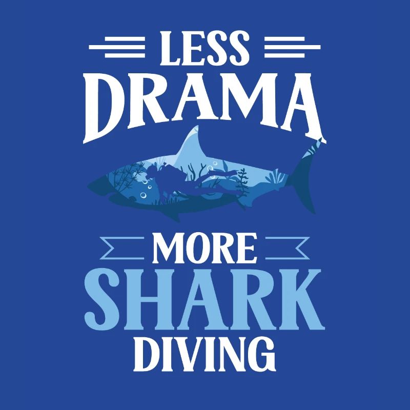 Moins de drame Plus de plongée avec les requins Plongée avec les requins