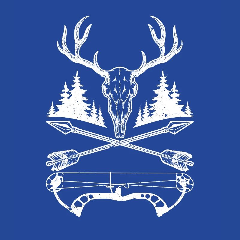 Hirsch Schädel Compound Bogen Elch Jagd
