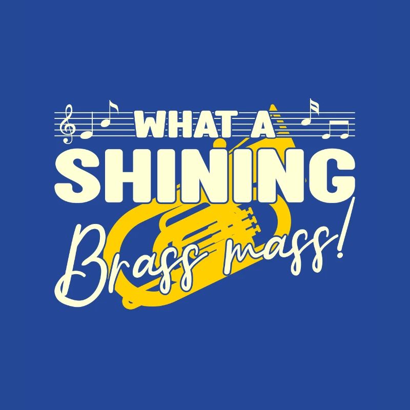 What A Shining Brass Mass Baritone Player Gift