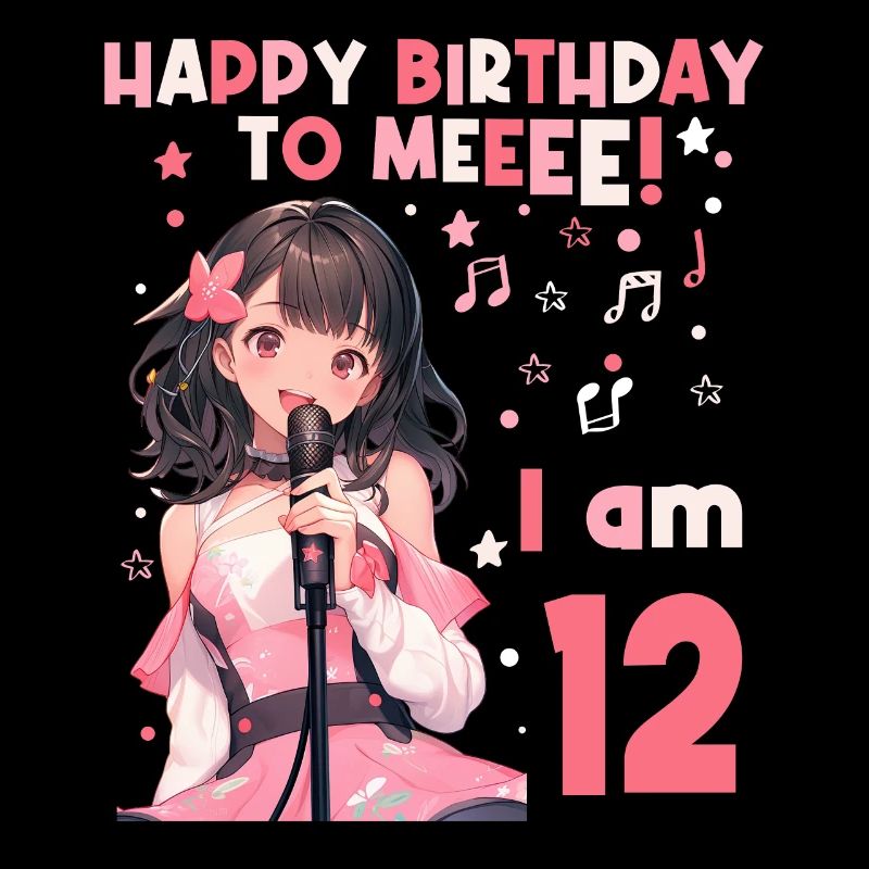 Anime Mandga K-Pop KPop Mädchen 12. Geburtstag