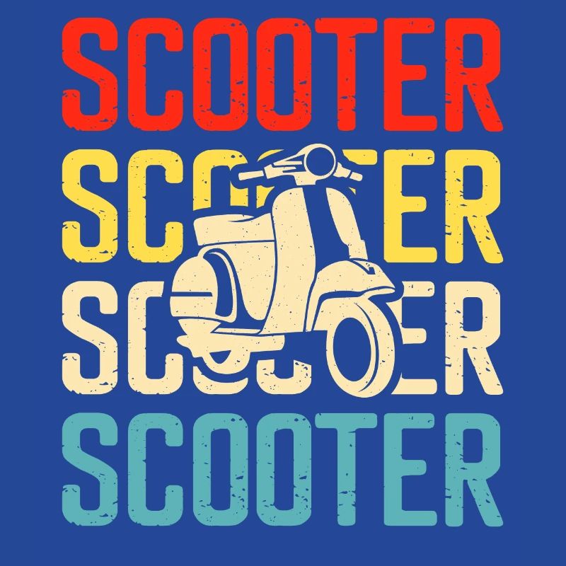 Roller Rollerfahrer Motorroller