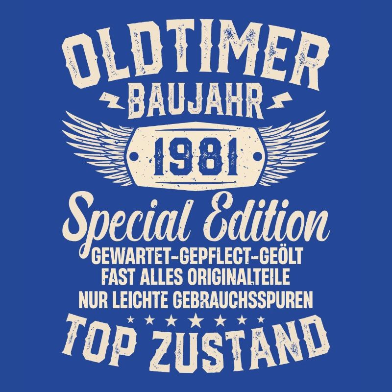 Oldtimer Geschenk 1981 Geburtstag
