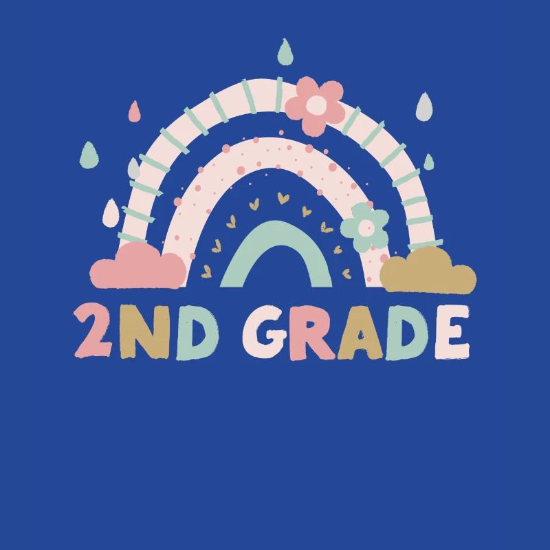 Second Grade 2nd Rainbow Teacher Student 100th