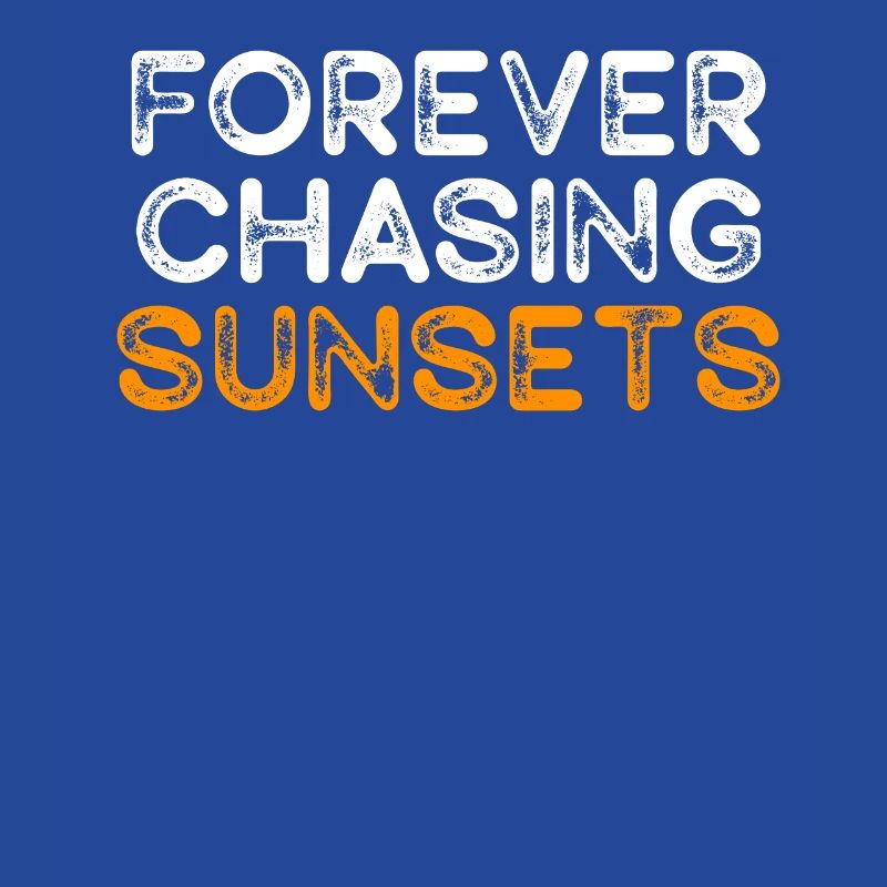 Forever Chasing Sunsets Retro Summer Vacation