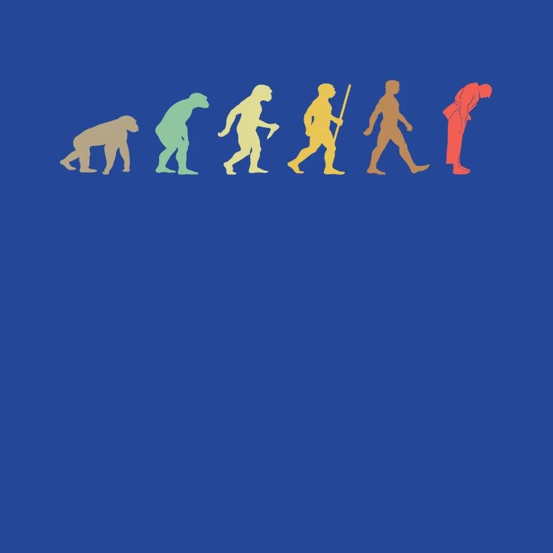Vintage Judo Retro Kampfkunst Evolution
