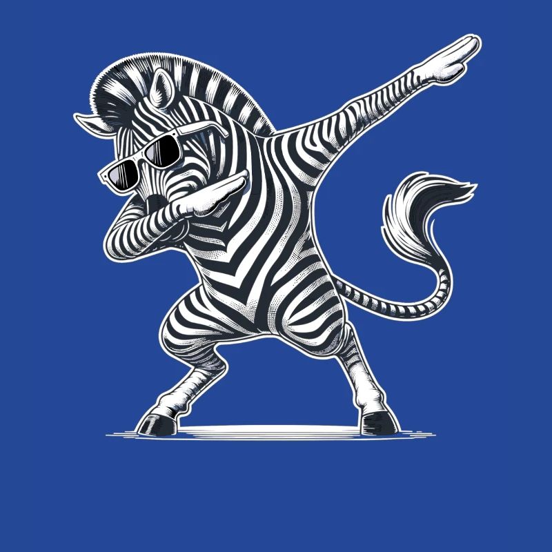 Cool Zebra Dabbing Dance Move Zebra
