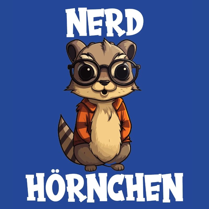 Nerdhörnchen Junge Jungen Erdhörnchen Nerdy Nerd