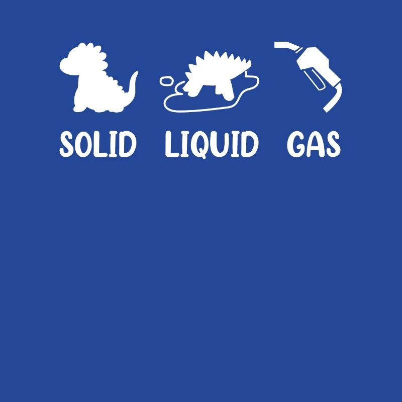Solid Liquid Gas Dinosaur Fuel Evolution