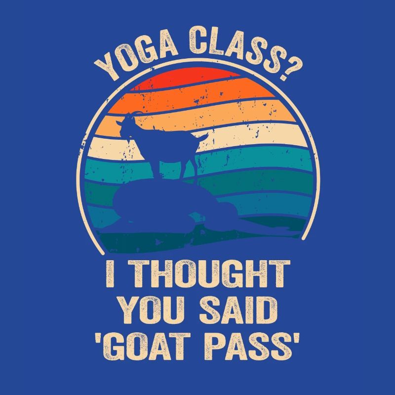 Yogastunde oder Ziegenpass