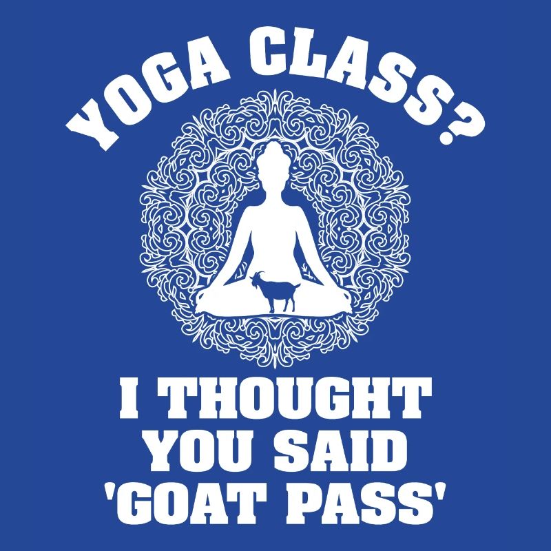 Yogastunde oder Ziegenpass