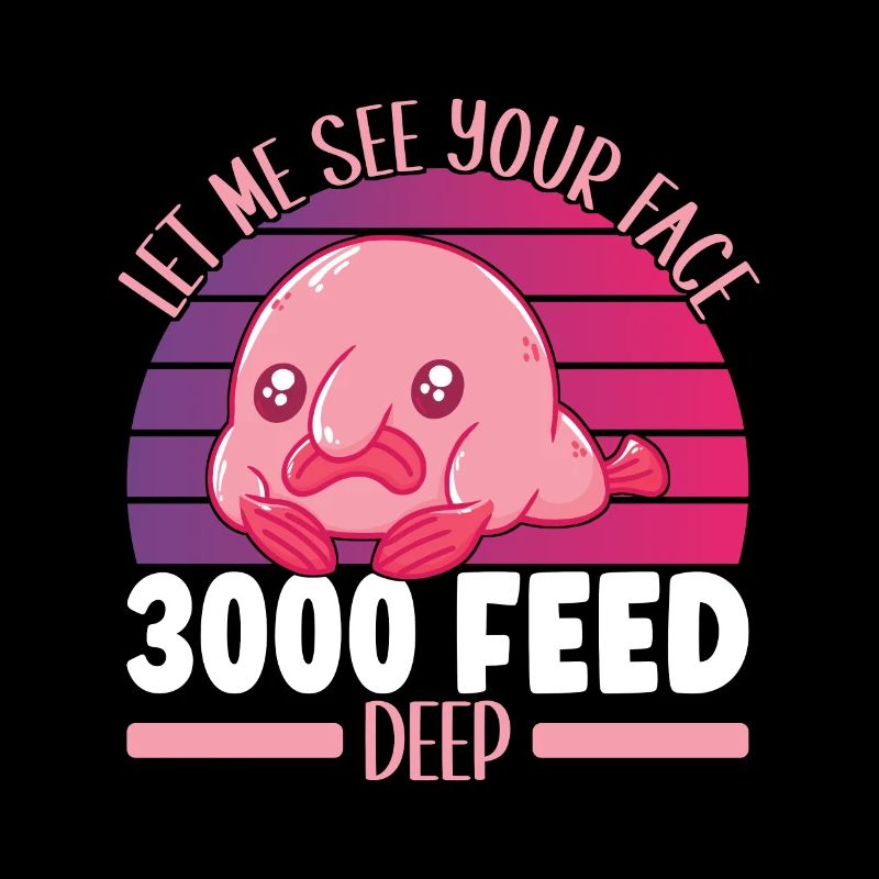 Cute Blob Fish Ugly Fish