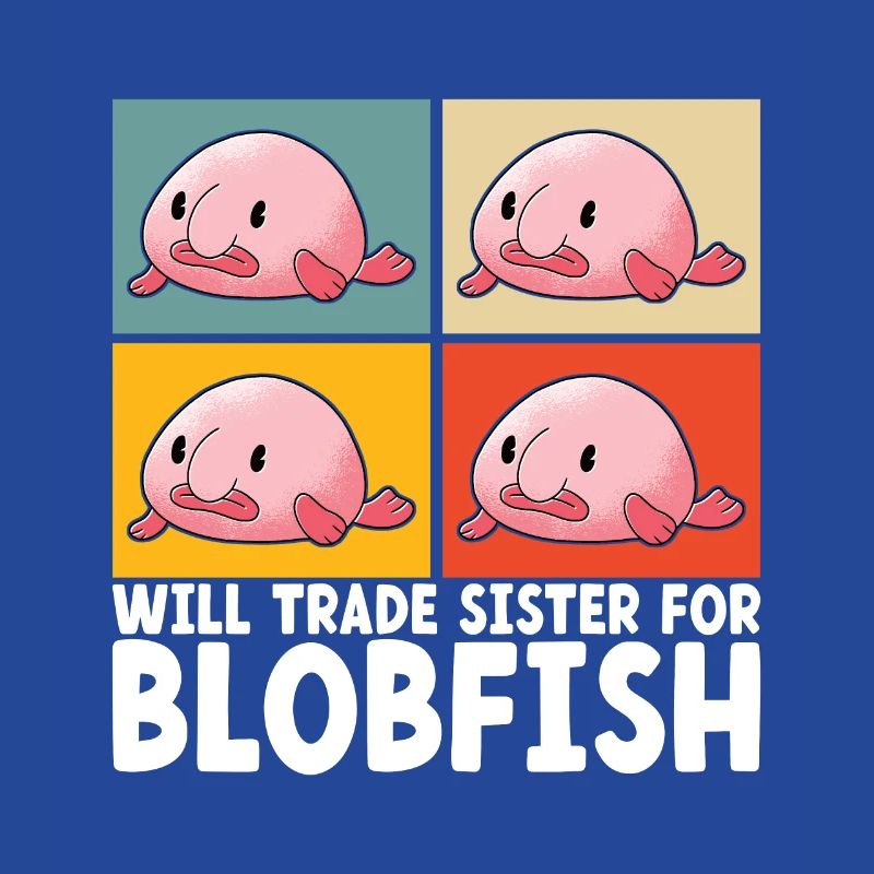 Cute Blob Fish Ugly Fish