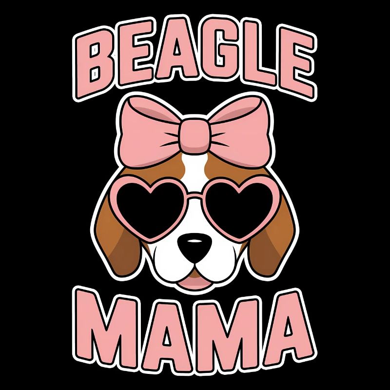 Beagle Mama Hund Mutter Lustiges Beagle Geschenk