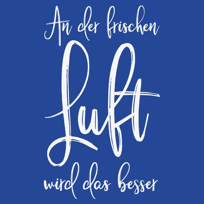 An der frischen Luft wird das besser