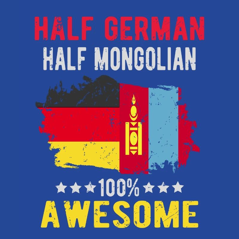 Half German half Mongolian