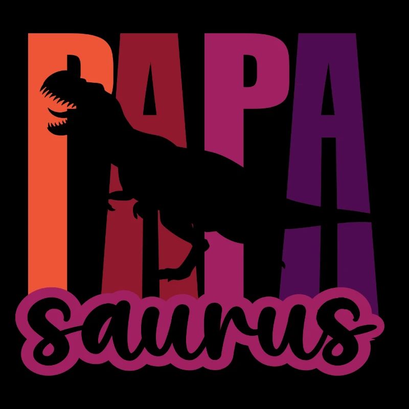 Papasaurus Father's Day Dinosaur T-Rex Gift Idea