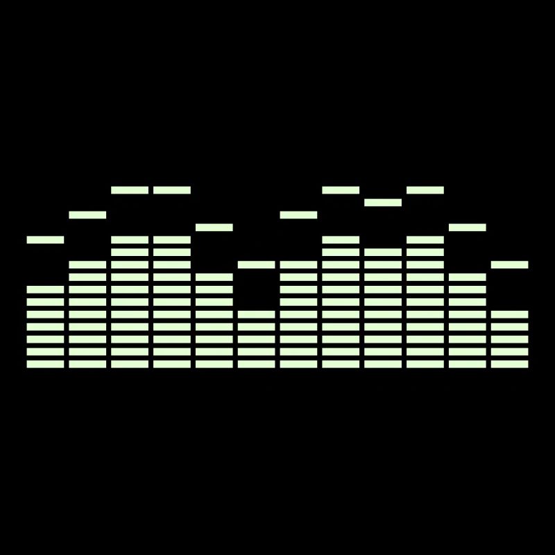 EQ EQUALIZER with peak hold FREQUENCY BEAT MUSIC