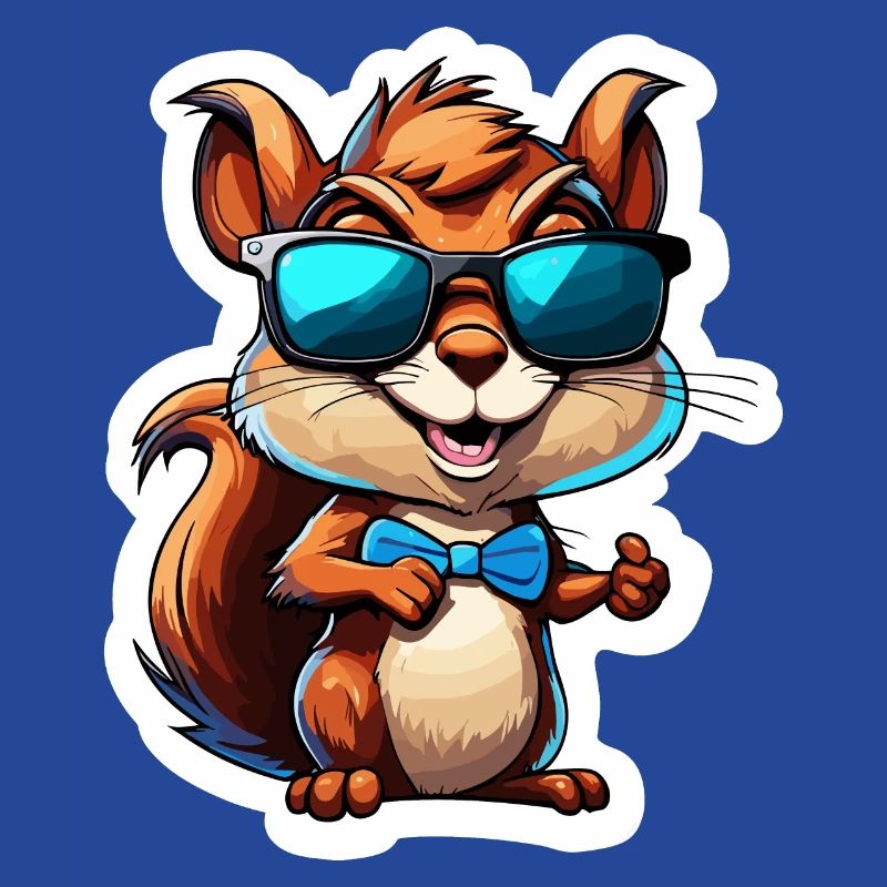 Eichhörnchen / Tier / Nagetier / Waldtier / Comic