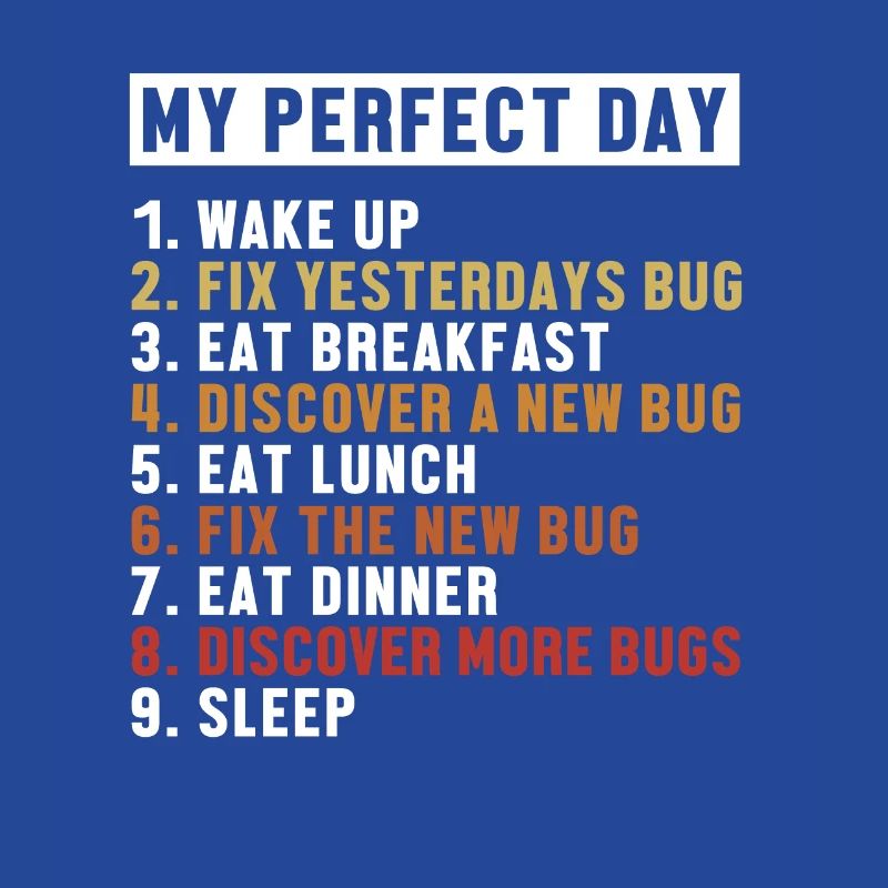 Correction de bugs Perfect Day Développeur Codeur Programmeur
