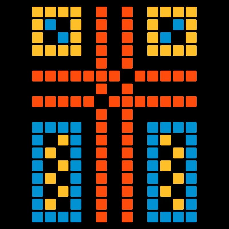 Cross Pattern Graphic - Vector