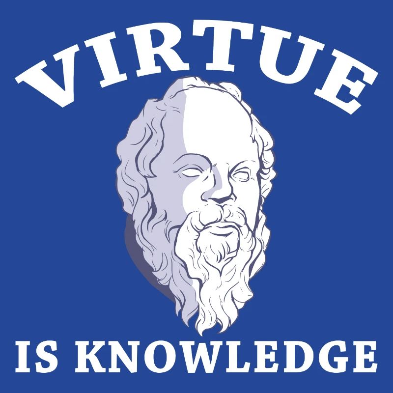 Virtue Is Knowledge Socrates Philosopher Bust