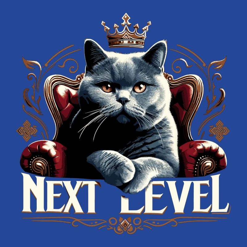BKH Britisch Kurzhaar Blue Katze Königssessel