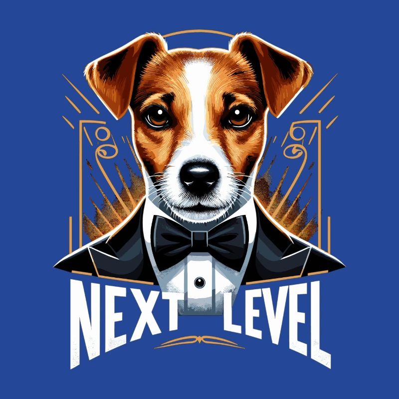 Jack Russell Terrier Smoking Next Level Geschenk