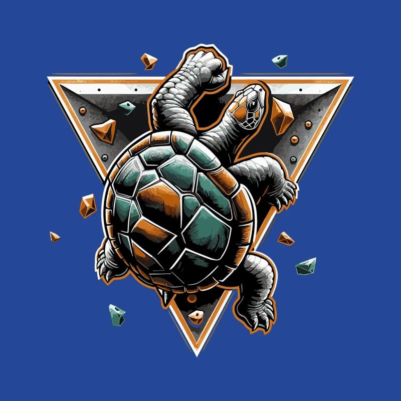 Bouldern Schildkröte Klettern Geschenk