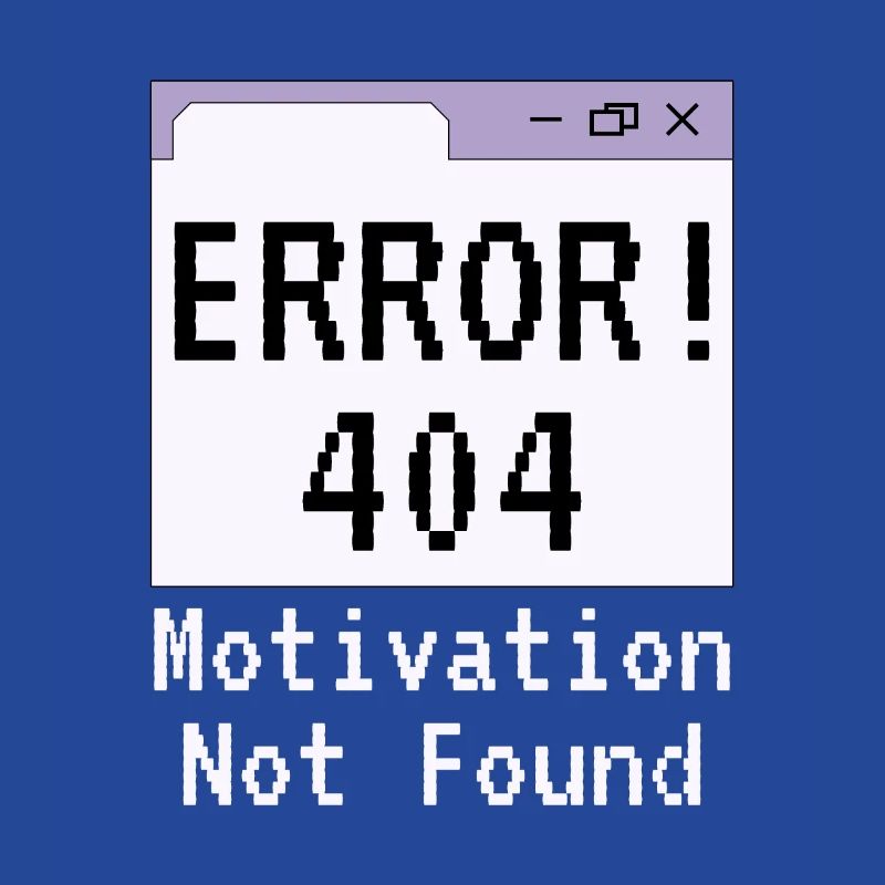 404-html error, Saying No Motivation