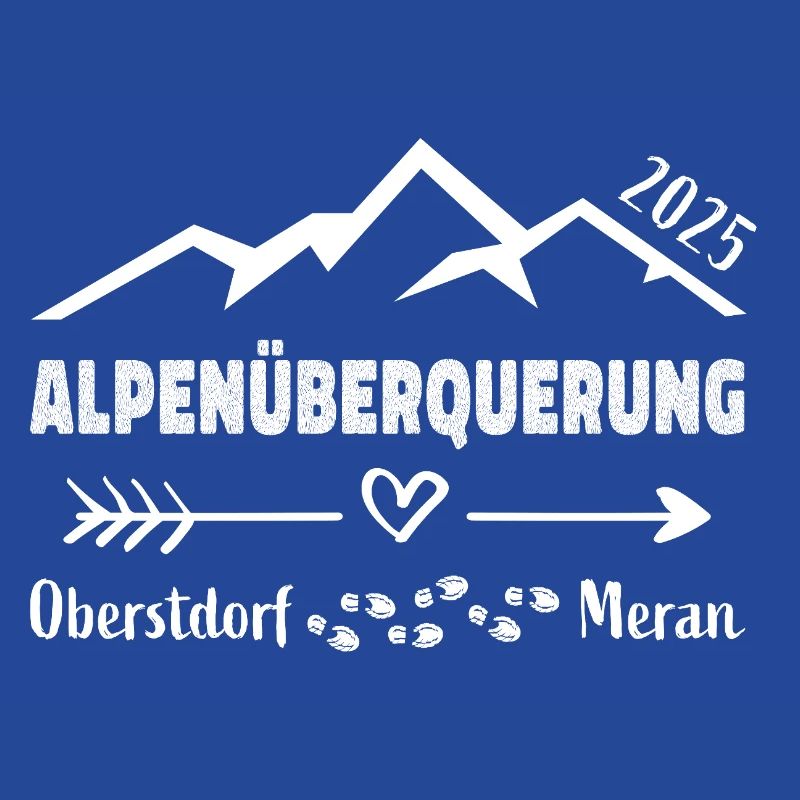 Alpenüberquerung Oberstdorf Meran 2025 Geschenk