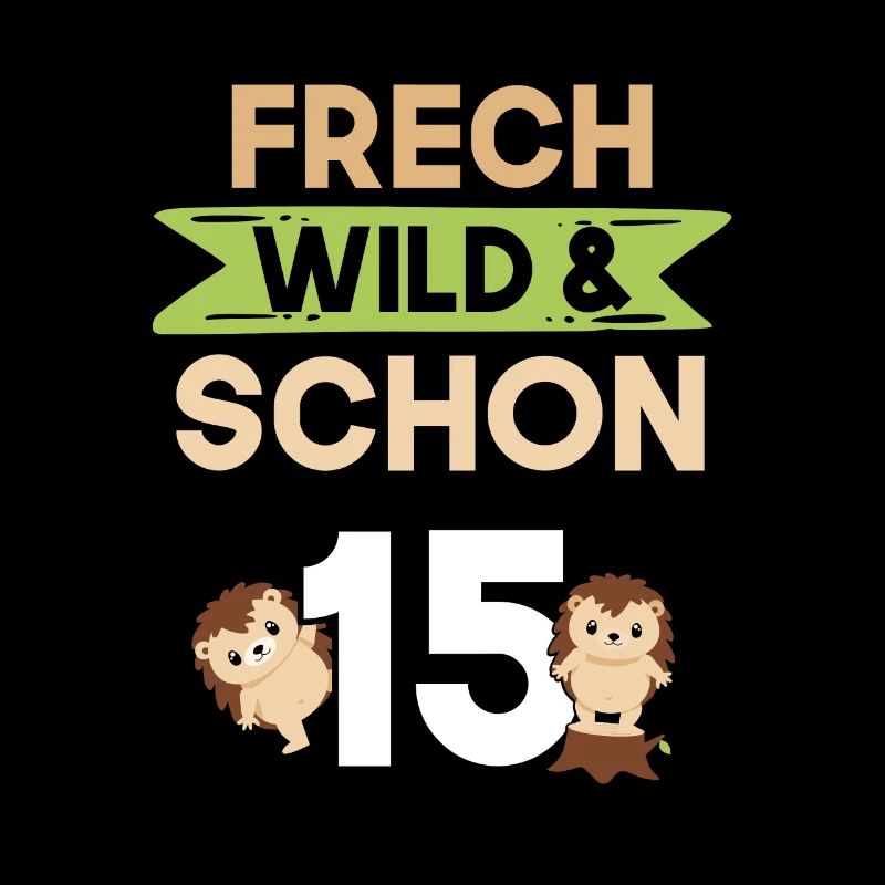 15 Jahre Geburtstag Junge Mädchen Igel