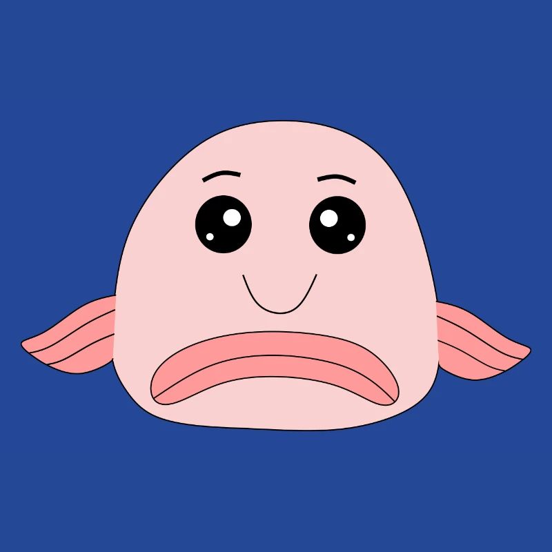 Blobfish fish comic ugly fish