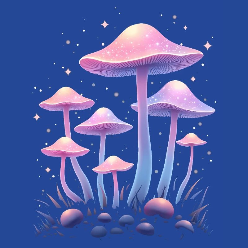 Magic Mushrooms Design - Mystic Forest