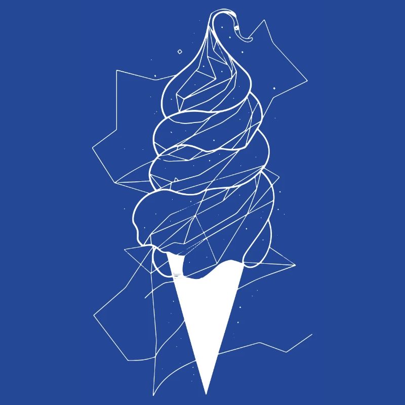 Cornet de crème glacée Dessin