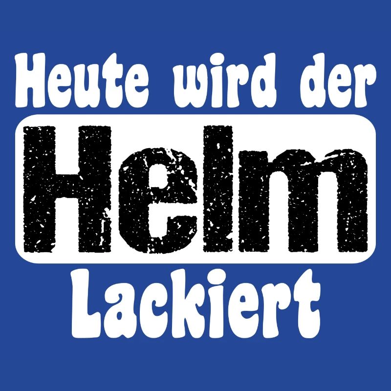 Heute wird der Helm lackiert Schwarz