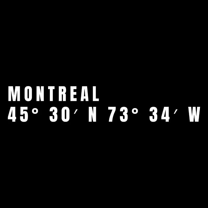 Montreal, Canada Coordinates