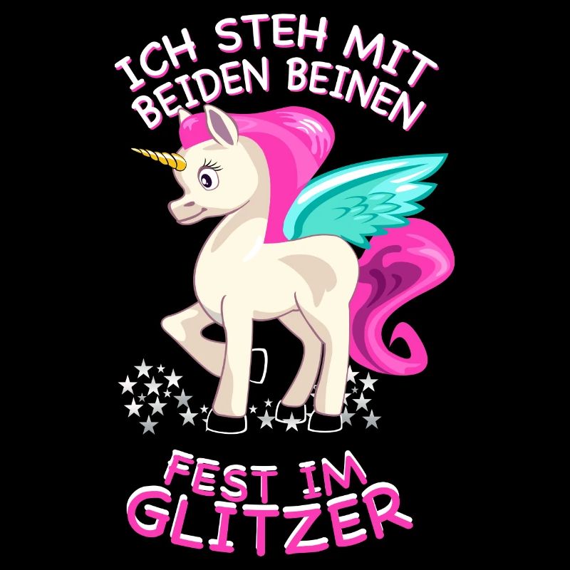 Einhorn im Glitzer - Einhörner / Geschenk