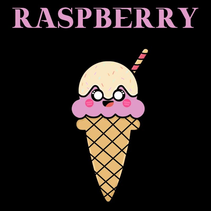 Raspberry Himbeer Eis Eiscreme Geschenkidee süß