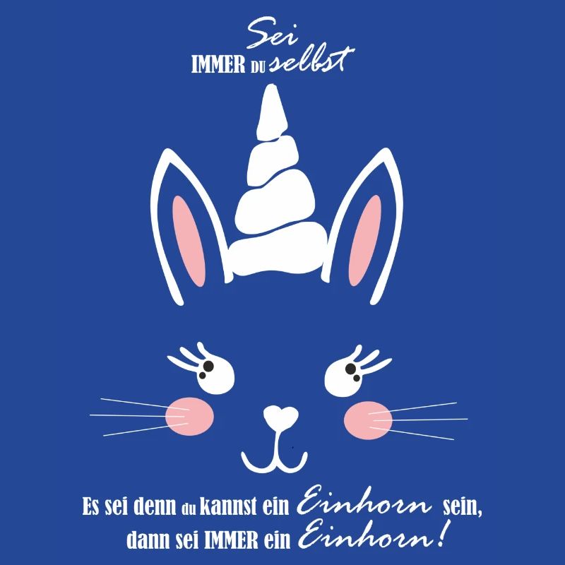 Hase oder Einhorn, oder ein Mischling -Unicorn