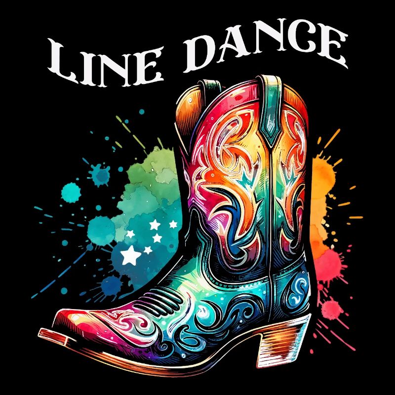 Line Dance Zeit Line Dancing Tanzen